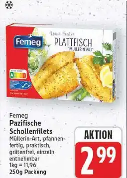 E-Center Femeg pazifische schollenfilets Angebot