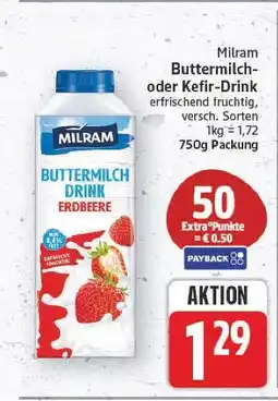 E-Center Milram buttermilch oder kefir-drink Angebot