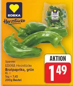 E-Center Edeka herzstücke bratpaprika, grün Angebot