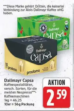 E-Center Dallmayr capsa prodomo Angebot
