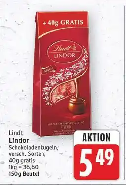 E-Center Lindt lindor Angebot