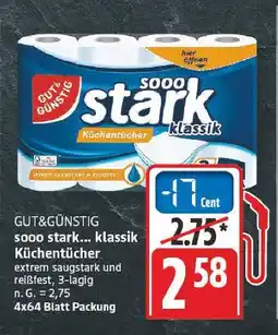 E-Center Gut&günstig sooo stark klassik küchentücher Angebot