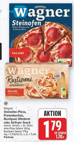 E-Center Wagner steinofen-pizza salami Angebot