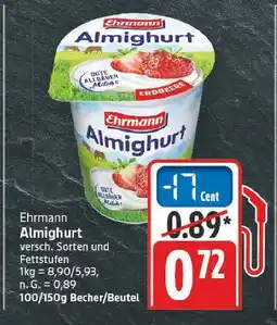 E-Center Ehrmann almighurt Angebot