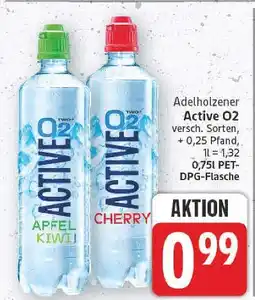 E-Center Adelholzener active o2 apfel kiwi Angebot