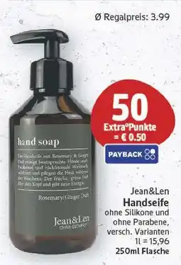 E-Center Jean&len handseife Angebot