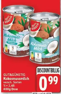 E-Center Gut & günstig kokosnussmilch Angebot