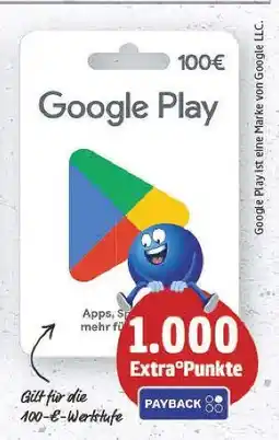 E-Center Google play google play 100€ Angebot