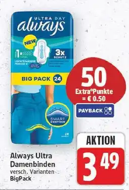 E-Center Always ultra damenbinden Angebot