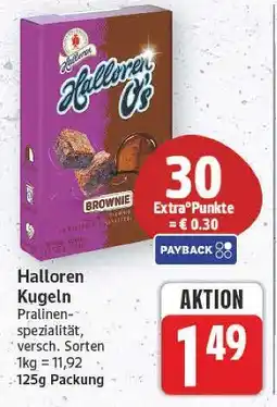 E-Center Halloren kugeln brownie Angebot