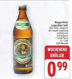 E-Center Augustiner lagerbier hell Angebot