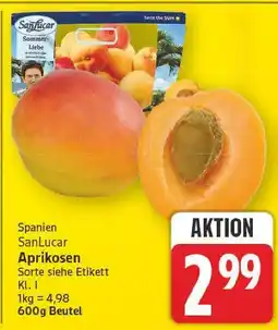 E-Center Sanlucar aprikosen Angebot