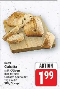E-Center Käfer ciabatta mit oliven Angebot
