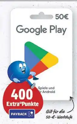 E-Center Google play google play 50€ Angebot
