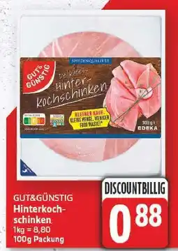 E-Center Gut&günstig hinterkochschinken Angebot
