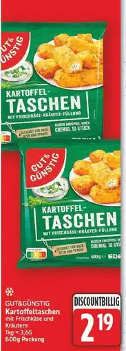 E-Center Gut&günstig kartoffeltaschen Angebot