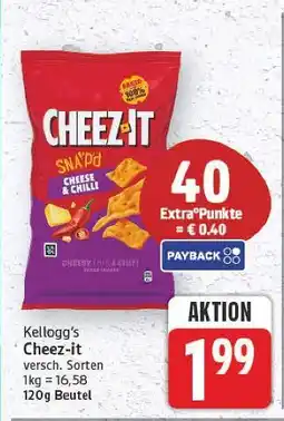 E-Center Kellogg's cheez-it snap'd cheese & chilli Angebot