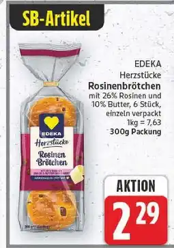 E-Center Edeka herzstücke rosinenbrötchen Angebot