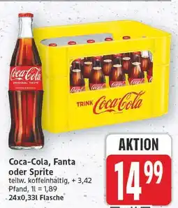 E-Center Coca-cola, fanta oder sprite Angebot