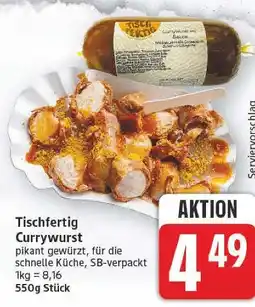 E-Center Tischfertig currywurst Angebot