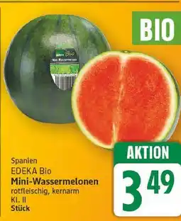 E-Center Edeka bio mini-wassermelonen Angebot