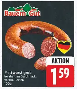 E-Center Bauern gut mettwurst grob Angebot