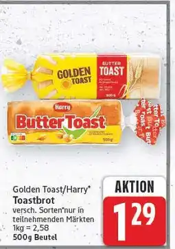 E-Center Golden toast toastbrot Angebot