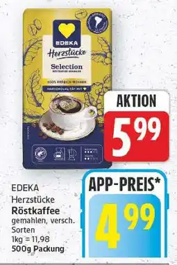 E-Center Edeka herzstücke röstkaffee Angebot