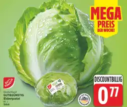 Edeka Gut&günstig eisbergsalat Angebot