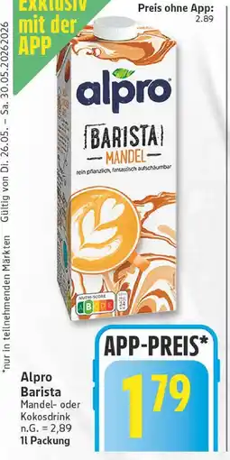 Edeka Alpro barista mandel Angebot