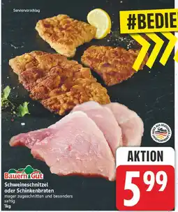 E-Center Bauern gut schweineschnitzel Angebot