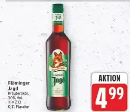 E-Center Fläminger jagd kräuterlikör Angebot