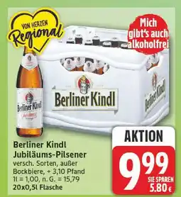 Edeka Berliner kindl jubiläums-pilsener Angebot