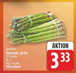 Edeka Spargel, grün Angebot