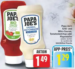 Edeka Papa joe's bio tomatenketchup Angebot