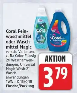 Edeka Coral feinwaschmittel magic color flüssig Angebot