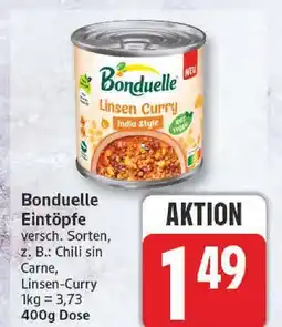 Edeka Bonduelle linsen curry india style Angebot