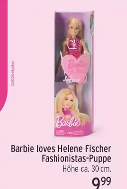 Edeka Mattel barbie loves helene fischer fashionistas-puppe Angebot
