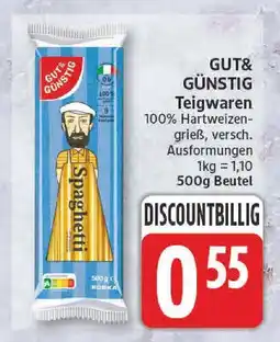 Edeka Gut&günstig spaghetti Angebot