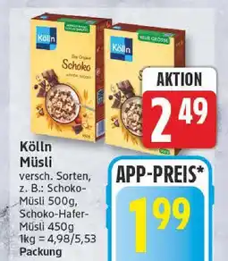Edeka Kölln schoko-müsli Angebot
