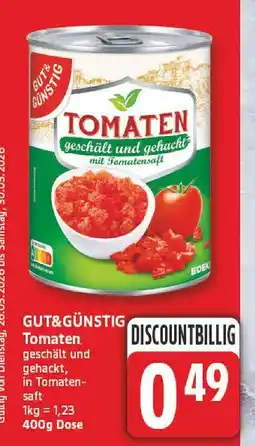 Edeka Gut&günstig tomaten Angebot