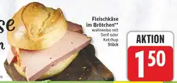 Edeka Fleischkäse im brötchen Angebot