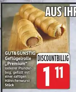 Edeka Gut&günstig geflügelrolle premium Angebot