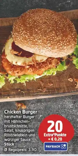 Edeka Chicken burger Angebot