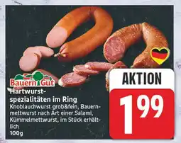Edeka Bauern gut knoblauchwurst grob & fein Angebot