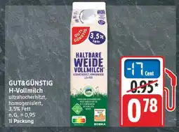 Edeka Gut&günstig h-vollmilch Angebot