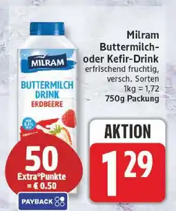 Edeka Milram buttermilch oder keffir-drink Angebot