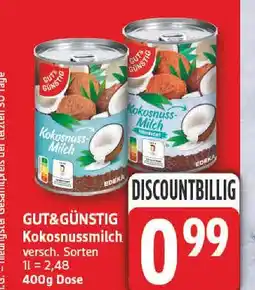 Edeka Gut&günstig kokosnussmilch Angebot