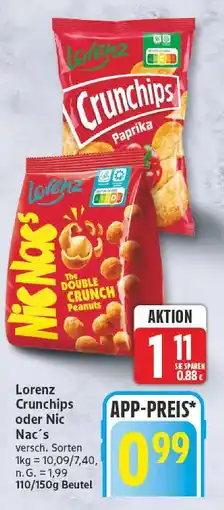 Edeka Lorenz crunchips paprika Angebot