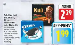 Edeka Schöller nuii salted-caramel-macadamia eis Angebot